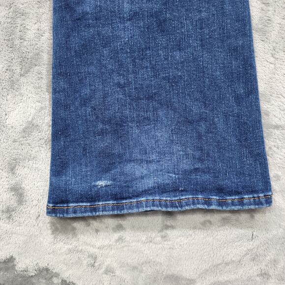 Kut From The Kloth Jeans Womens 2 Blue Ana High Rise Fab Ab Super Flare Stretch - Picture 5 of 16